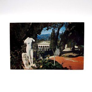 Vintage Postcard Hearst San Simeon CA Historical Monument Venus Statue P30354